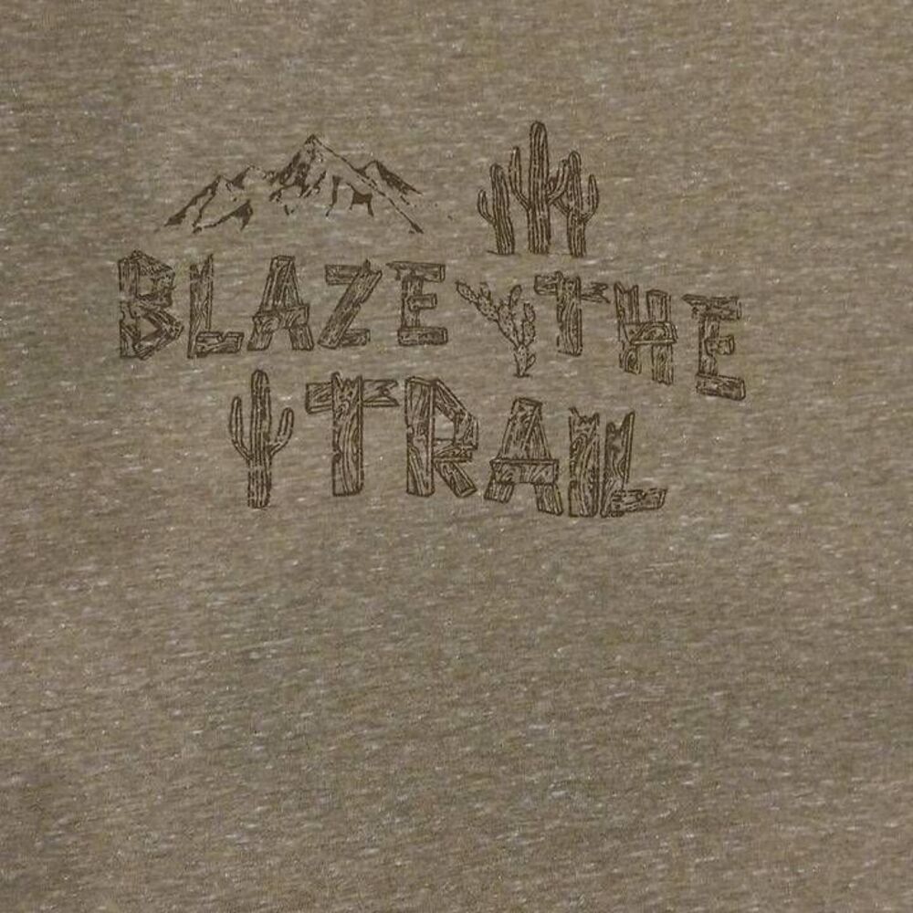 Women's G.H. Bass & Co. Tshirt  "Blaze the Trail" Size Medium  Super Soft Pre-Lo